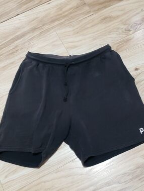 Primitive Mens Cotton Large Sweatshorts Skateboarding Black Drawstring Waist
